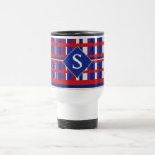Monogrammed Pset Patriot Red White & Blue Reisbeker (Center)
