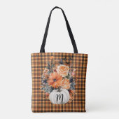 Monogrammed Pumpkin Tote Bag (Achterkant)