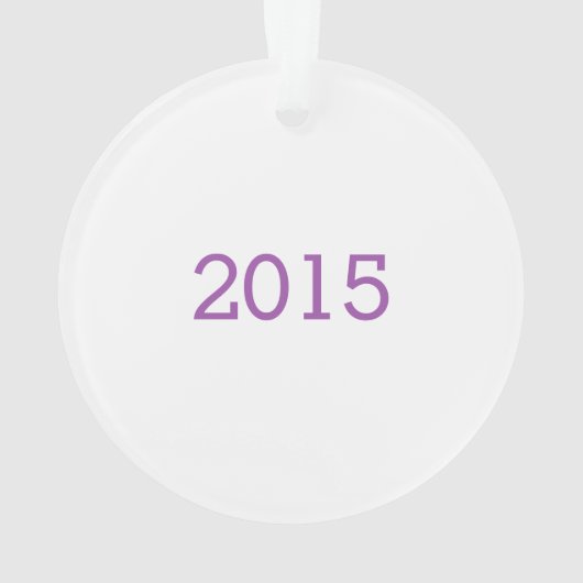 Monogrammed Purple Flowers Pattern Figuur Skating Ornament (achterkant)