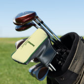 Monogrammed Putter Golf Head Hoesje Golfheadcover (Insitu)
