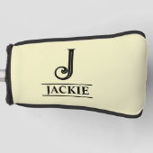 Monogrammed Putter Golf Head Hoesje Golfheadcover (Voorkant)