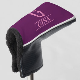 Monogrammed Putter Head Hoesje Golfheadcover