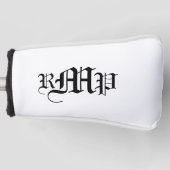 Monogrammed Putter Hoesje Golfheadcover (Voorkant)