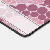 Monogrammed Radiant Pinks Dusky Roos Dot Mandala Bureaumat (Hoek)