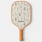 Monogrammed Reiki Symbols Patroon - Reiki Healing Pickleball Paddle (Voorkant)
