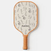 Monogrammed Reiki Symbols Patroon - Reiki Healing Pickleball Paddle (Achterkant)