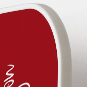 Monogrammed rode pickleball paddle (Links Detail)