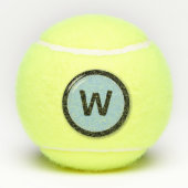 Monogrammed-ronde Tennisballen (Achterkant)