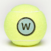 Monogrammed-ronde Tennisballen (Voorkant)