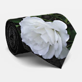 Monogrammed Roos Stropdas (Opgerold)