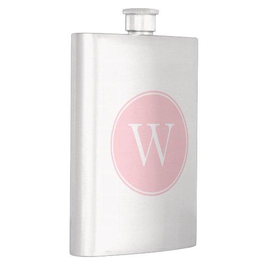 Monogrammed Roze Cirkel met Ring Flacon (Rechts)