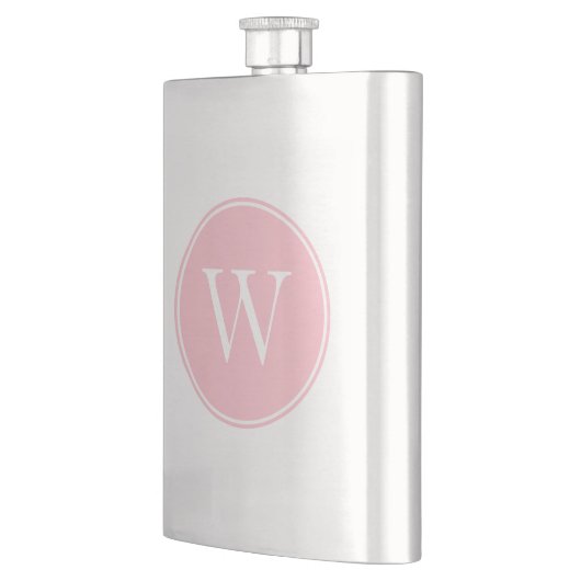 Monogrammed Roze Cirkel met Ring Flacon (Links)