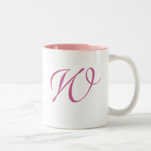 Monogrammed Roze Mok voor het Collectie van Zwemme