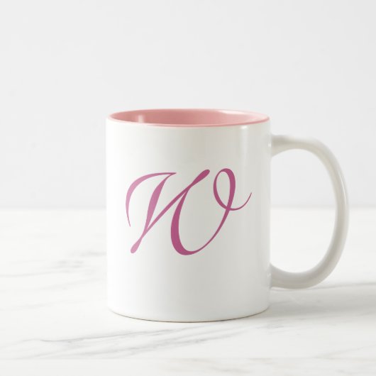 Monogrammed Roze Mok voor het Collectie van Zwemme (Rechts)