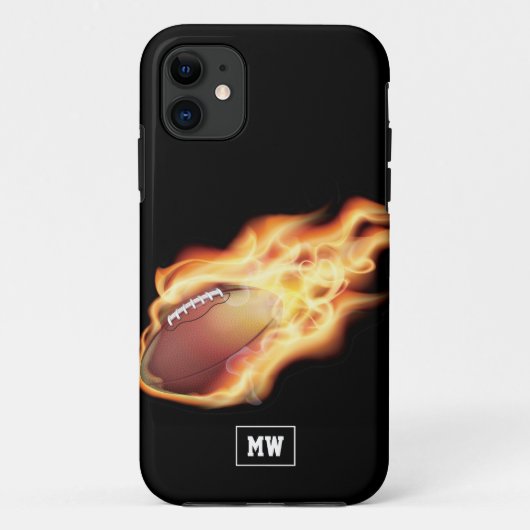 Monogrammed Rugby Hoesje-Mate iPhone Case (Achterkant)