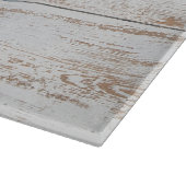 Monogrammed Rustic Wood Green Leaf Krans Snijplank (Hoek)