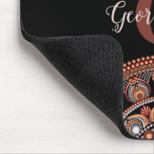 Monogrammed Safari Sunset Bohemian Dot Mandala Muismat (Hoek)
