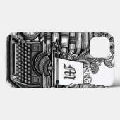 Monogrammed Schrijver Thema Kleur Me Case-Mate iPhone Case (Achterkant (horizontaal))