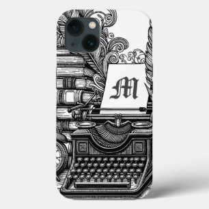 Monogrammed  Schrijver Thema Kleur Me Case-Mate iPhone Case