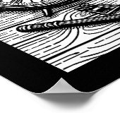 Monogrammed  Schrijver Thema Kleur Me Poster (Hoek)