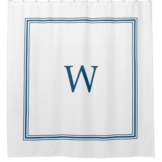Monogrammed Shower Curtain Douchegordijn (Voorkant)