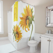 Monogrammed Shower Curtain Douchegordijn (In situ)