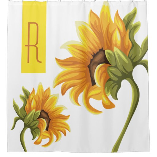 Monogrammed Shower Curtain Douchegordijn (Voorkant)
