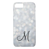 Monogrammed Silver iPhone 7 Hoesje (Achterkant)