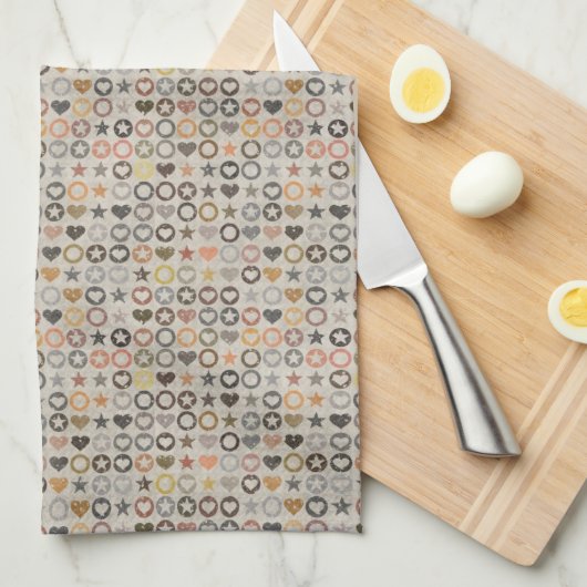 Monogrammed sjabloon handdoeken (Quarter Fold)