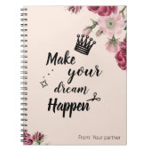 Monogrammed Sketchbook Notitieboek (Voorkant)