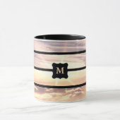 Monogrammed sky scène mok (Midden)