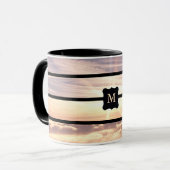 Monogrammed sky scène mok (Voorkant links)