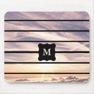 Monogrammed sky scène muismat