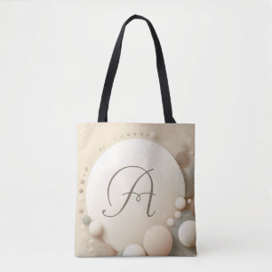Monogrammed Sphere Harmony Tote Bag