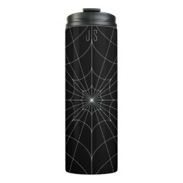 Monogrammed Spiderweb Thermische Tumbler Thermosbeker