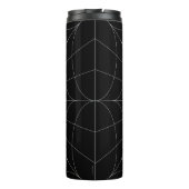 Monogrammed Spiderweb Thermische Tumbler Thermosbeker (Achterkant)