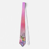 Monogrammed Spring Bouquet Stropdas (Voorkant)