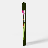 Monogrammed Spring met tulpen Case-Mate iPhone Case (Achterkant / Links)