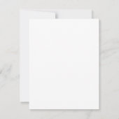 Monogrammed Stirrup Irons Dark Red Equestrian Notitiekaartje (Achterkant)