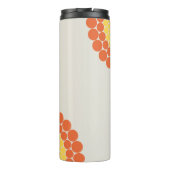 Monogrammed Stralende Egeïsche Zomerstip Mandala Thermosbeker (Achterkant)