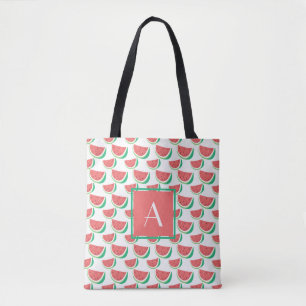 Monogrammed Summer Bags Watermelonpatroon Tote Bag
