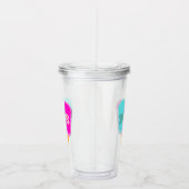 Monogrammed Summer Iced Lollies Popsicles Acryl Drinkbeker (Rechts)