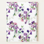 Monogrammed Sweet Pea Planner (Achterkant)