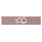 Monogrammed Tafelloper - Blushing Champagne (Horizontaal)