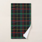 Monogrammed Tartan Plaid Bad Handdoek (Handdoek)