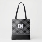 Monogrammed Tartan Pset Tas (Voorkant)