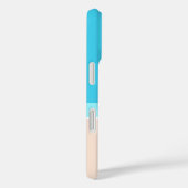 Monogrammed Teenslippers op Sand Modern Beach Plea Case-Mate iPhone Case (Achterkant / Rechts)