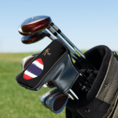 Monogrammed & Thai Flag Golfclubs Hoesjes Golfheadcover (Insitu)