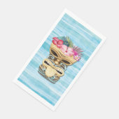 Monogrammed Tiki Bar Party Servet (Hoek)