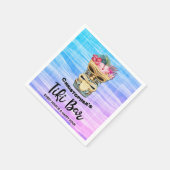 Monogrammed Tiki Bar Party servetten (Hoek)